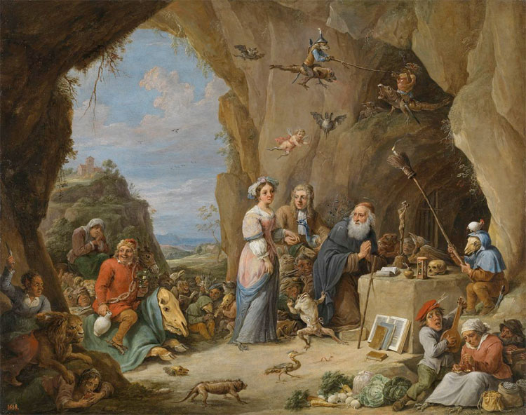 David Teniers. The Temptations of St. Anthony Abad.