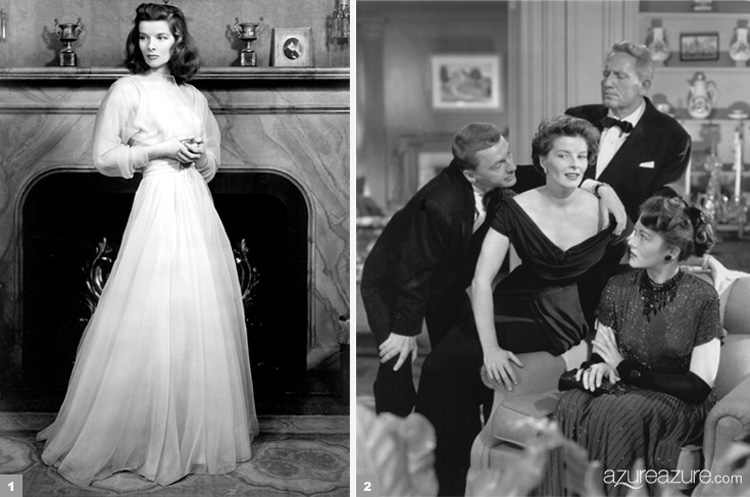 Katharine Hepburn. → 1. Philadelphia Story. 1939. → 2. Adam’s Rib 1949. / Foto: Clarence Sinclair Bull.