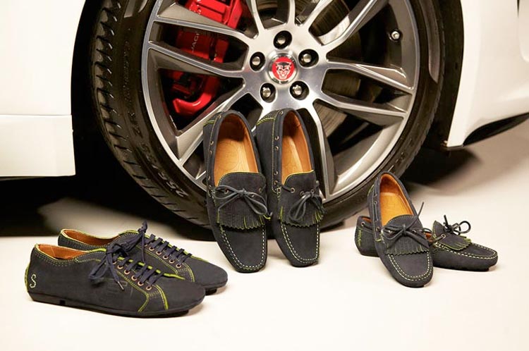 Colección Jaguar de Oliver Sweeney: calzado exclusivo para el conductor del F-Type de Jaguar Jaguar de Oliver Sweeney