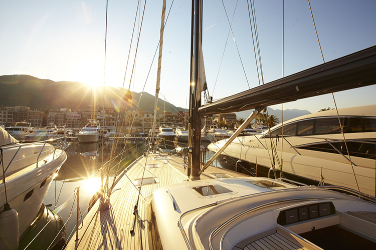 Porto Montenegro boasts high-end shops and restaurants, a Regent Hotel, naval museum, and yacht club.