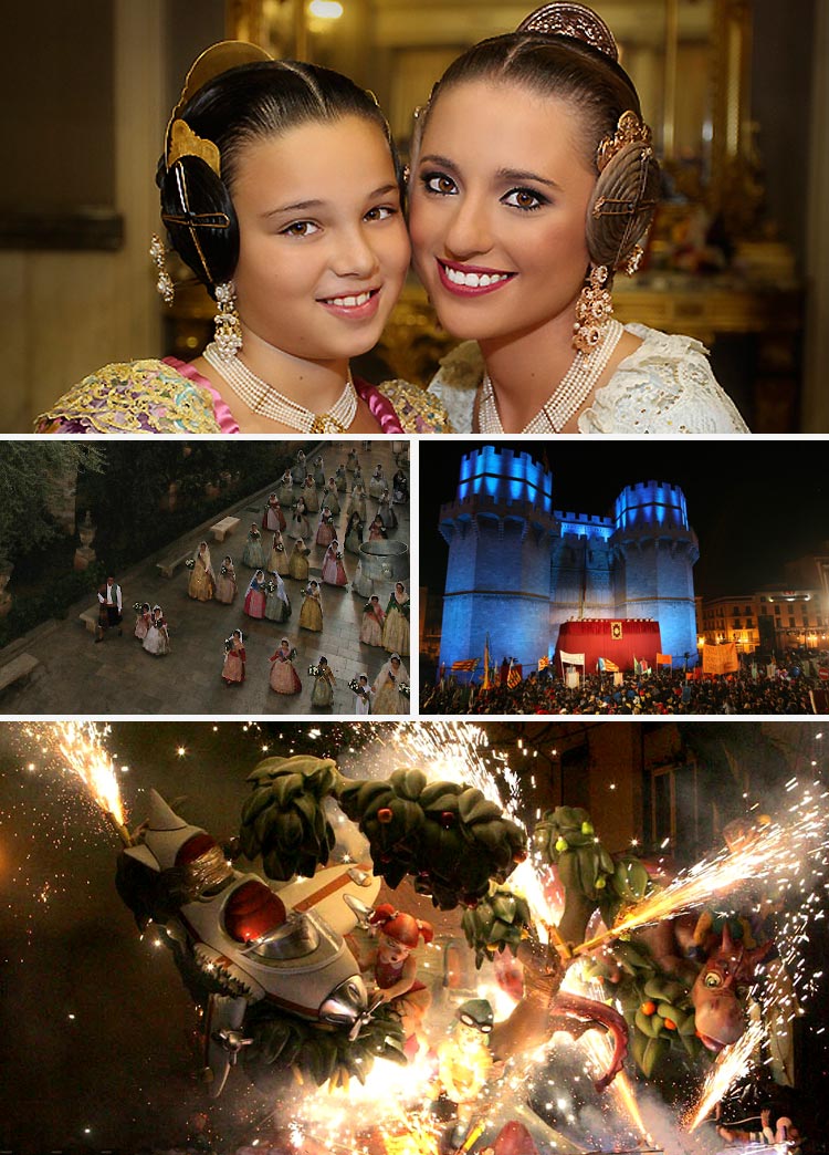Fallas festival in Valencia