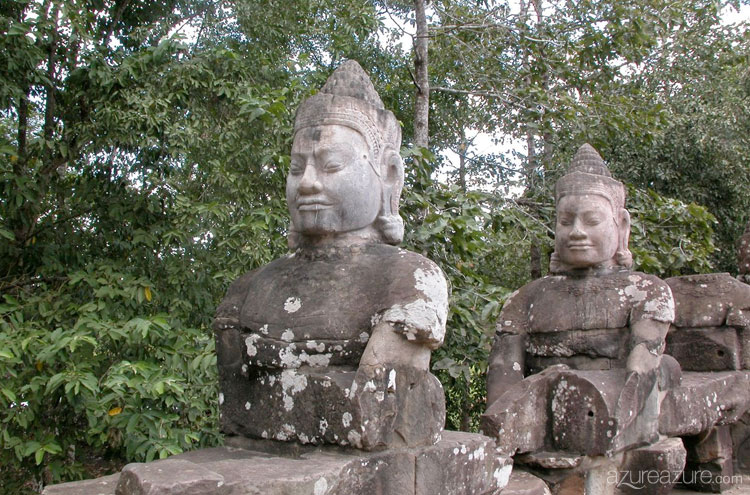 Excursions Abercrombie and Kent. Cambodia; Siem Reap; Angkor Thom - Terrace of the Leper King.