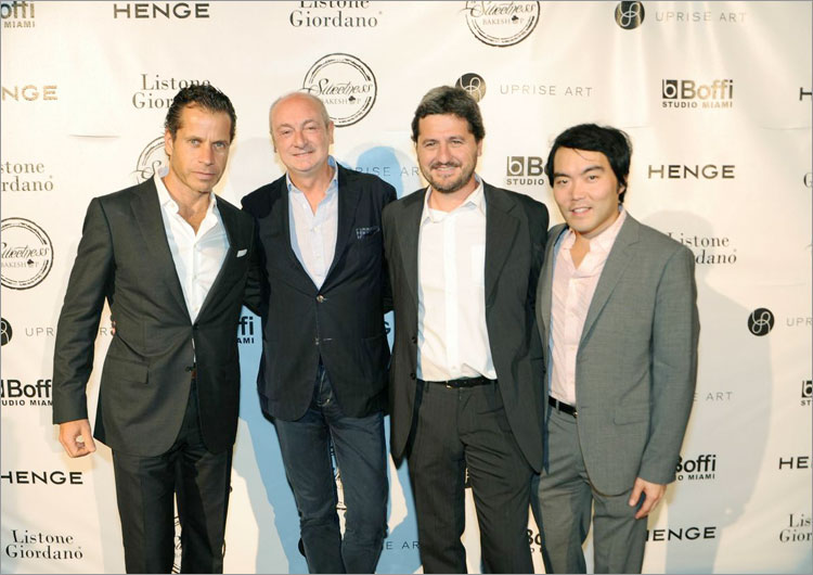 Gerardo Estévez, Piero Lissoni, Max Bittoni, Jim Lee
