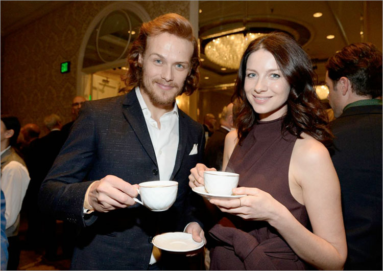 Sam Heughan & Caitriona Balfe