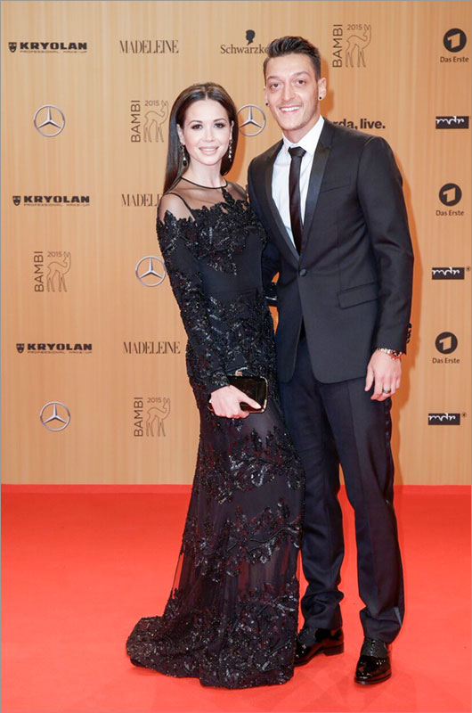 Mesut Oezil & Mandy Capristo Mesut Oezil & Mandy Capristo