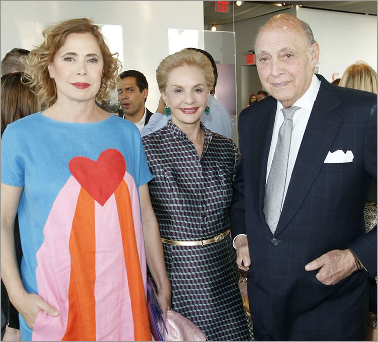 Agatha Ruiz de la Prada, Carolina Herrera, Reinaldo Herrera Guevara Agatha Ruiz de la Prada, Carolina Herrera, Reinaldo Herrera Guevara
