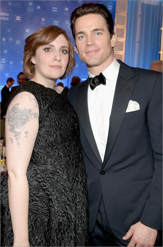 Lena Dunham & Matt Bomer
