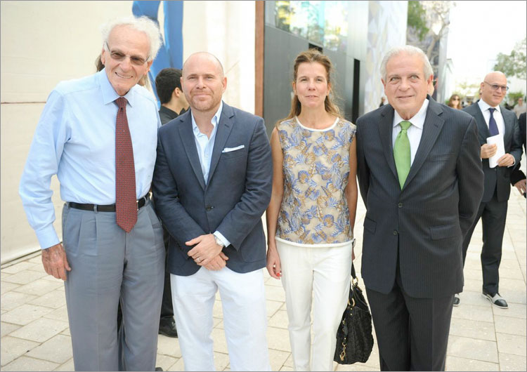 Norman Braman, Marc Spiegler, Michele Sandoz, Tomás Regalado