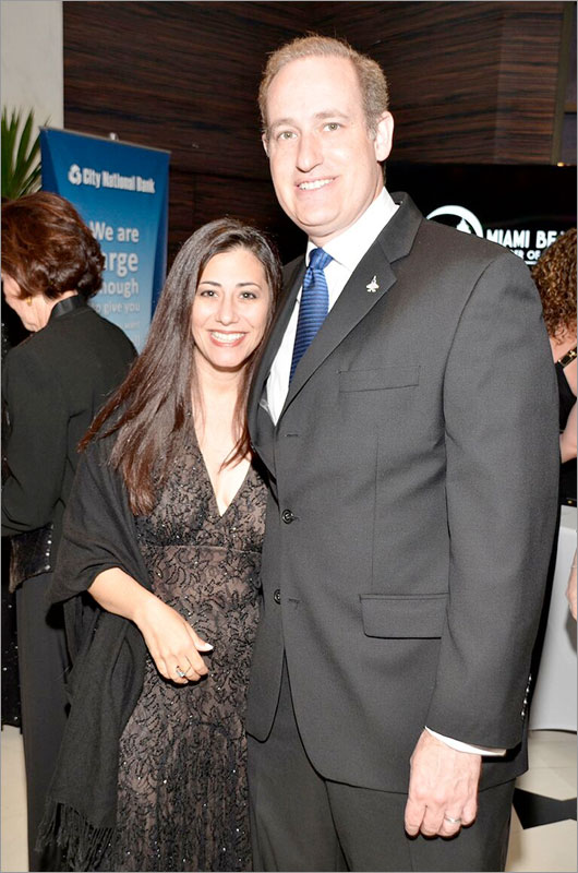 Commissioner Micky Steinberg and Richard Steinberg