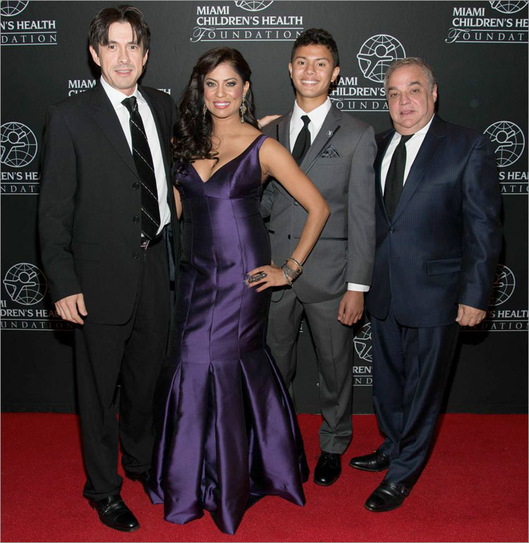 Dr. Ricardo Restrepo, Lucy Morillo, Nicholas López-Morillo, Lee Schrager