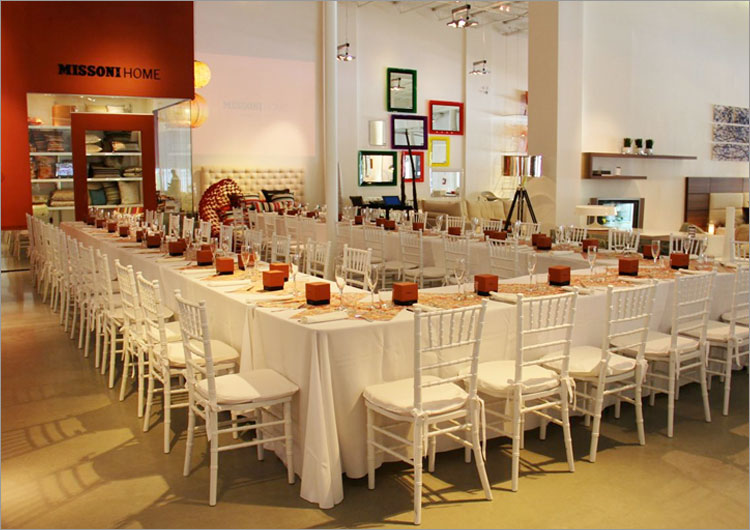 Almuerzo exclusivo para los mejores diseñadores de interiores de la ciudad