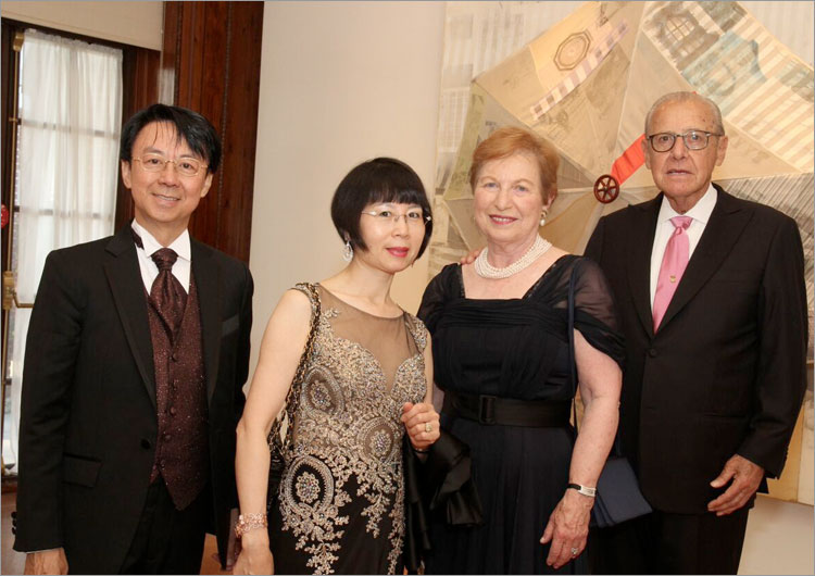 Charles & Daphne Chan; Rita & Frank Castagna