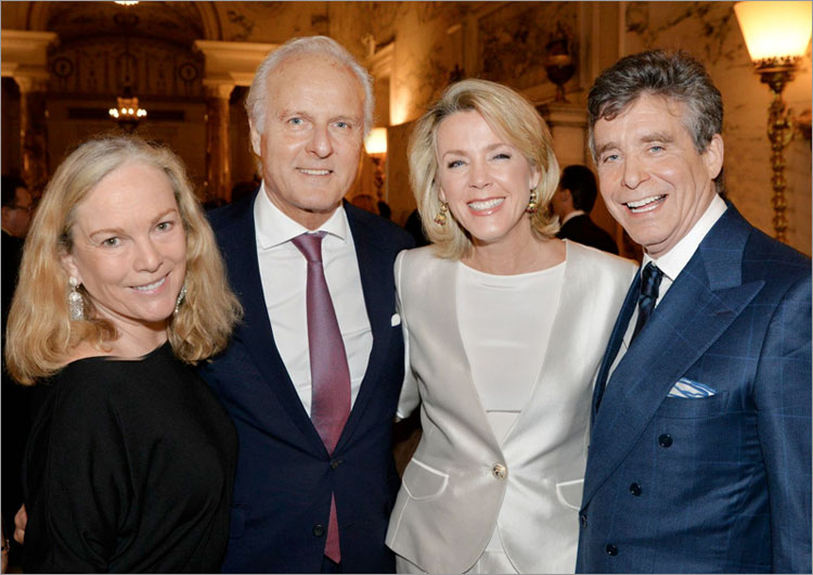 Anne Hearst McInerney, Karl Wellner, Deborah Norville, Jay McInerney