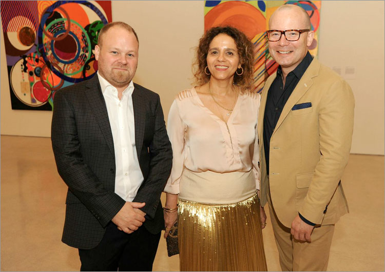 Inauguración de la exposición Beatriz Milhazes: Jardim Botânico