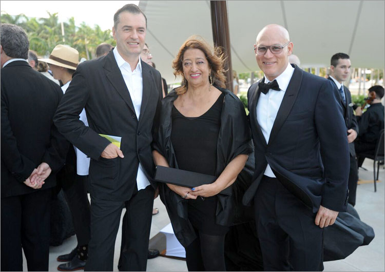 Patrick Schumacher, Zaha Hadid, & Craig Robins