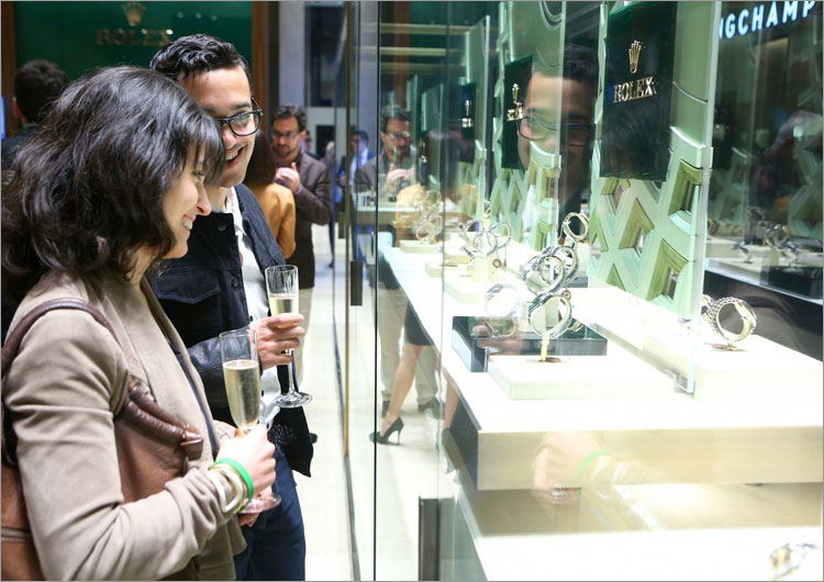 Opening of Rolex Boutique Luxury Swiss