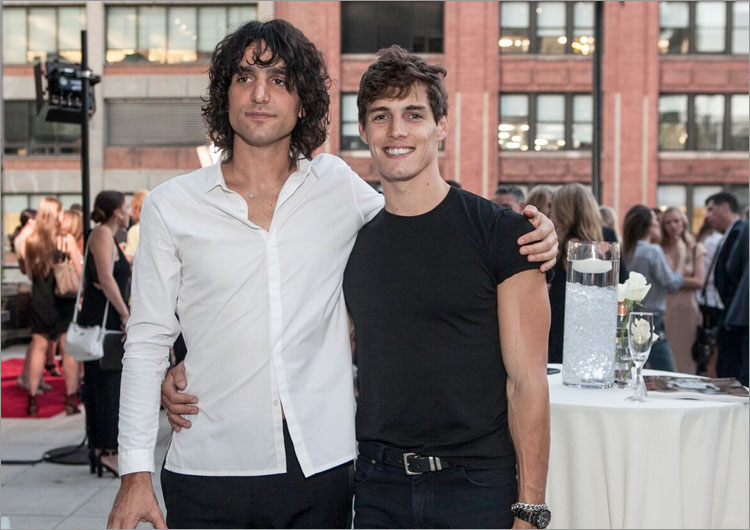 Sebastian Faena and friend