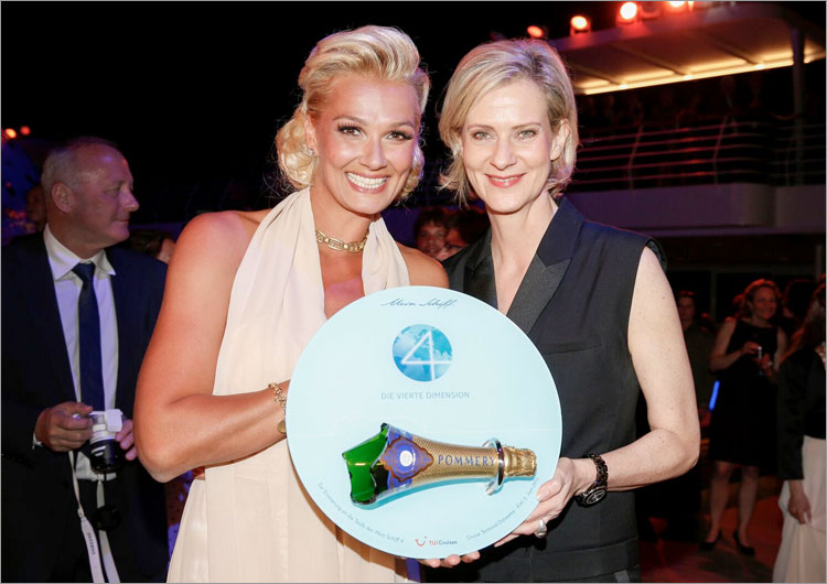 Franziska van Almsick & Wybcke Meier Franziska van Almsick & Wybcke Meier