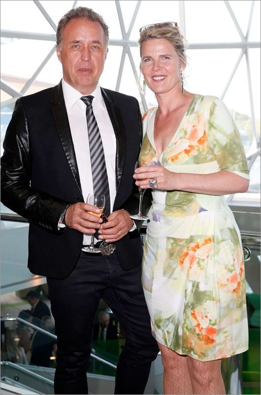 Uwe Bahn y su esposa Uwe Bahn y su esposa