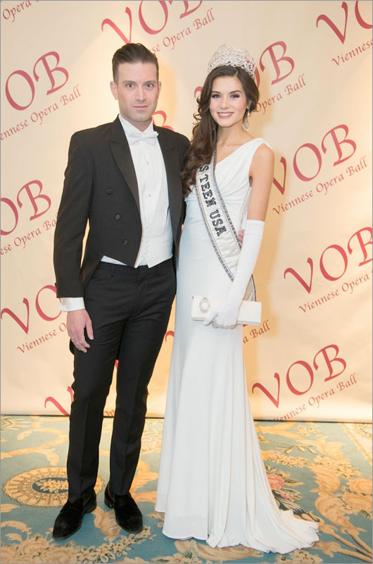 Omar Sharif, Jr. and Miss Teen USA K. Lee Graham