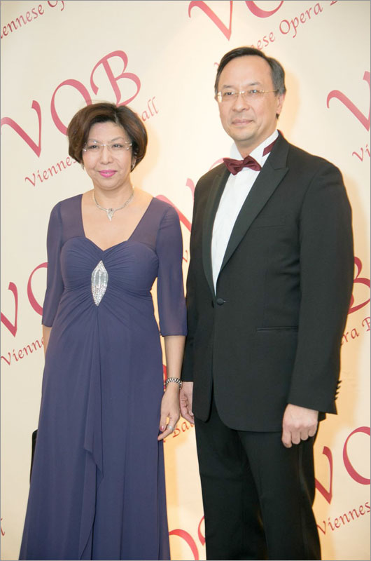 Kazakhstan UN Ambassador H.E. Kairat K. & Mrs. Abdrakhmanov
