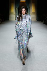 Holographic dress from Balmain's Autumn/Winter Collection.