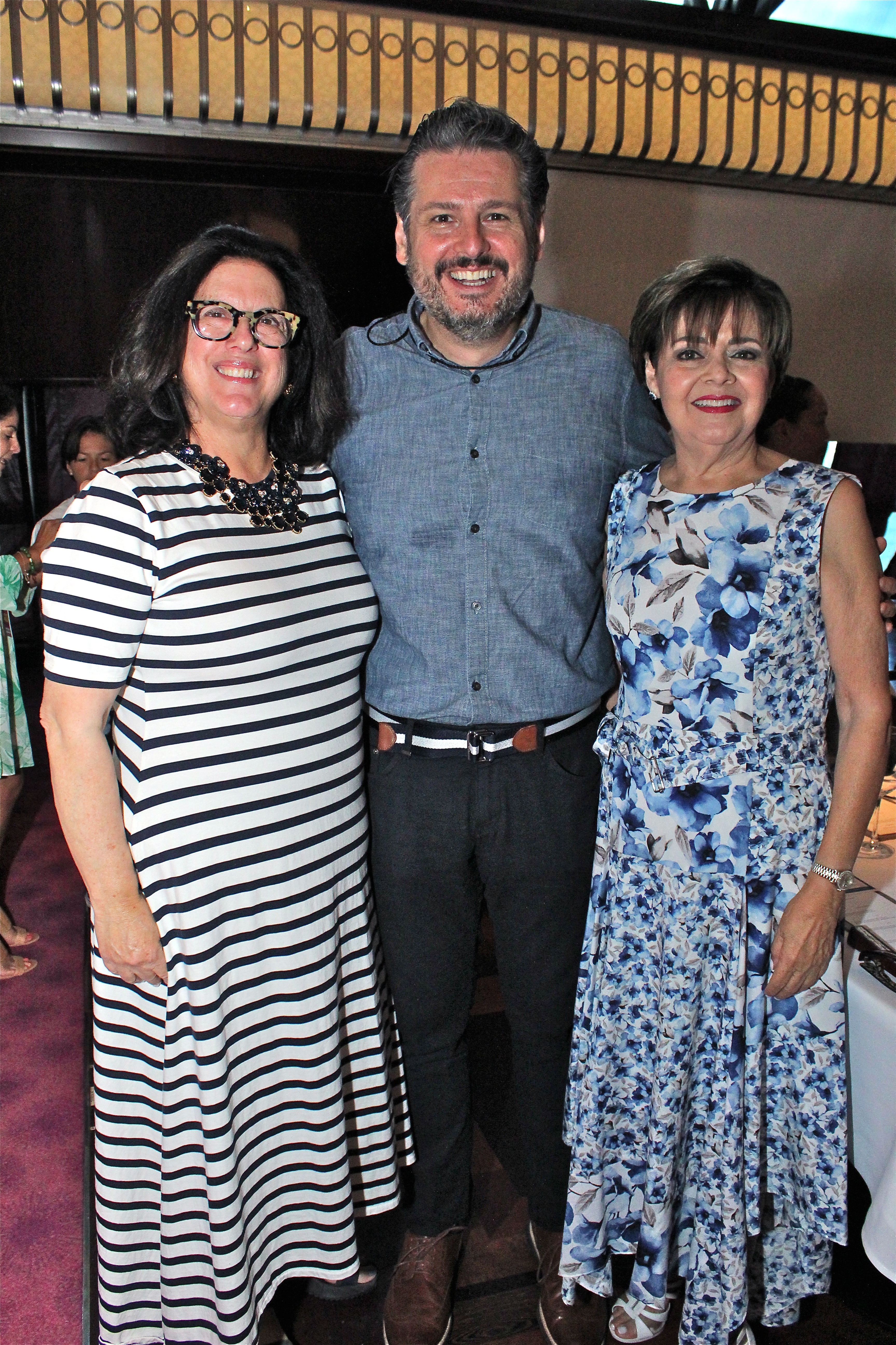 Judy Kramer, Raul Rodriguez and Olga Guilarte.