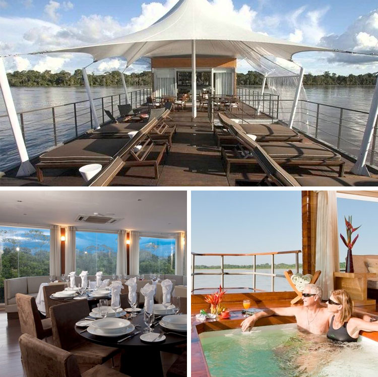 Cruceros de lujo por el Amazonas Cruceros por el Amazonas