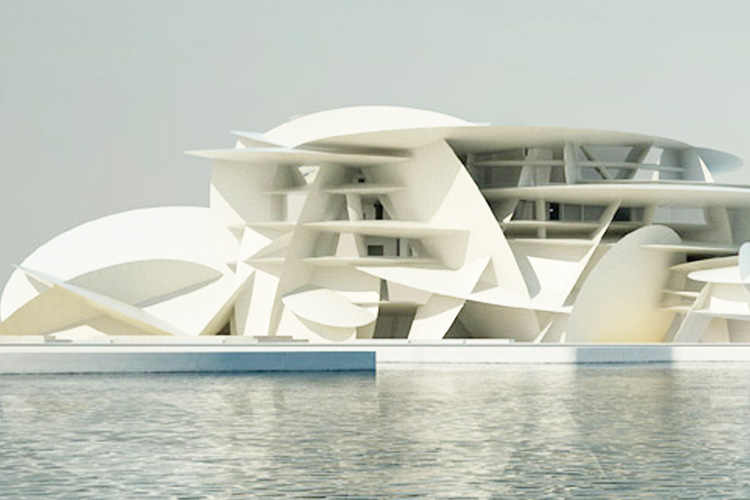 national museum of qatar, architecture in qatar, qatari museums, jean nouvel, avant-garde architecture, qatari culture, travel to qatar