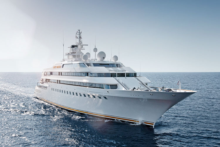 largest yachts in the world, luxury megayachts, most expensive megayachts, lady moura, nasser al rasheed, shipyard blohm + voss, luigi sturchio, sailing in the mediterranean