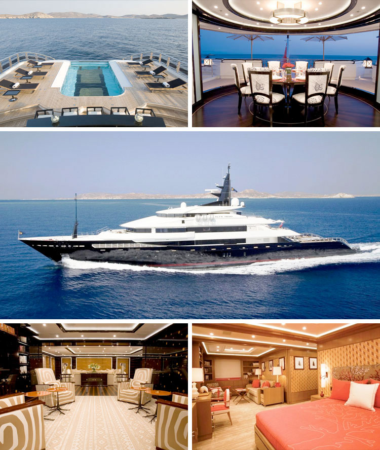 alfa nero, oceanco yachts, kokomo, alloy yachts, embarcaciones en alquiler, yates en alquiler, las mejores embarcaciones en alquiler