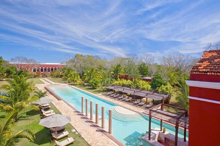 hacienda temozon, yucatan, mexico, luxury boutique hotel, spa, suites, gourmet restaurants in yucatan, 17th century hotels in mexico, private cenotes