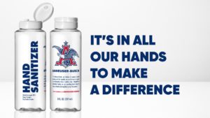 Imagen promocional del desinfectante creado por Anheuser Busch